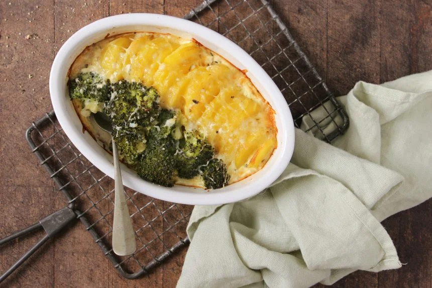 Kartoffel Brokkoli-Gratin